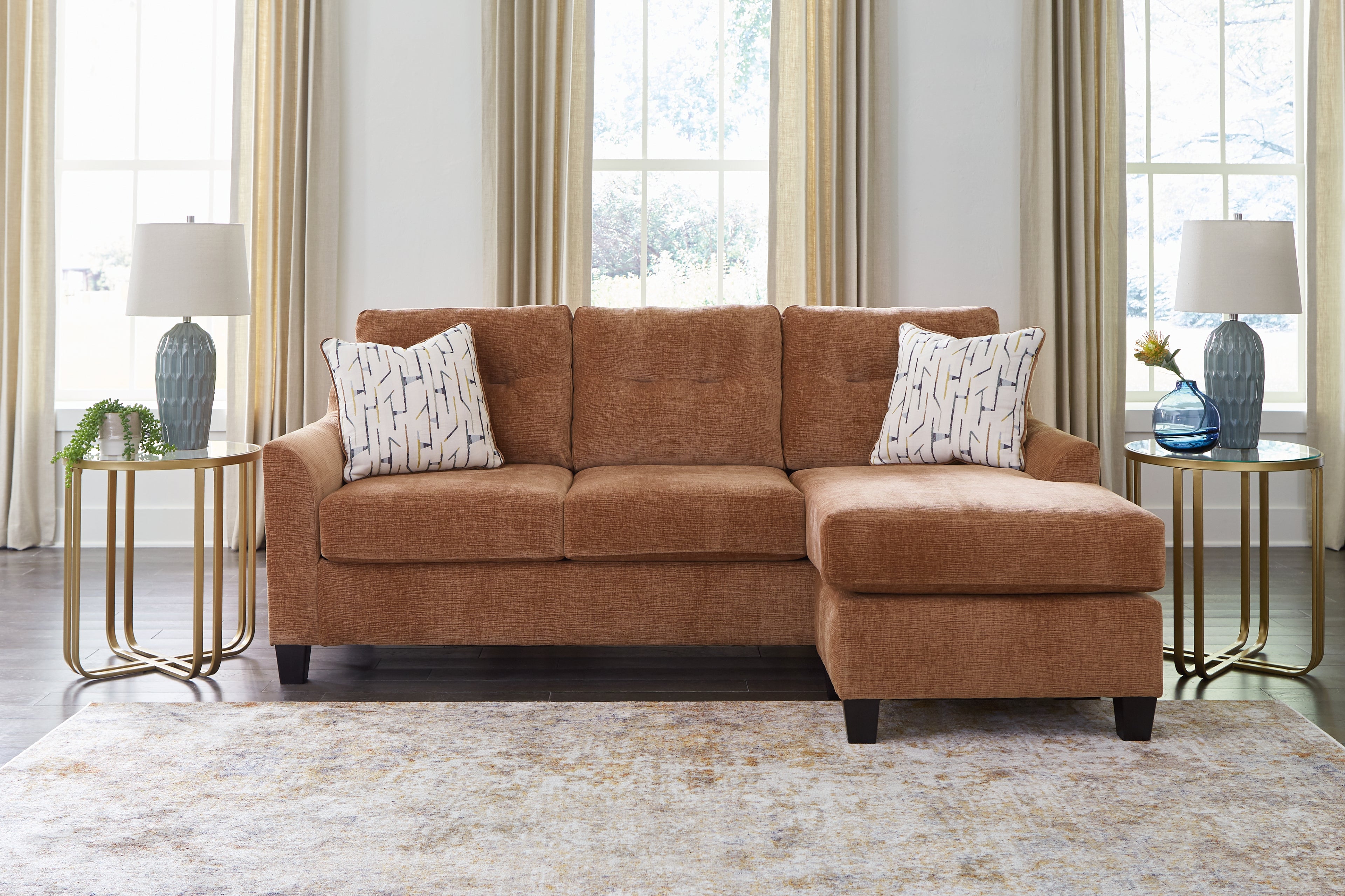 Amity Bay Clay Sofa Chaise and Chair - 67204U3