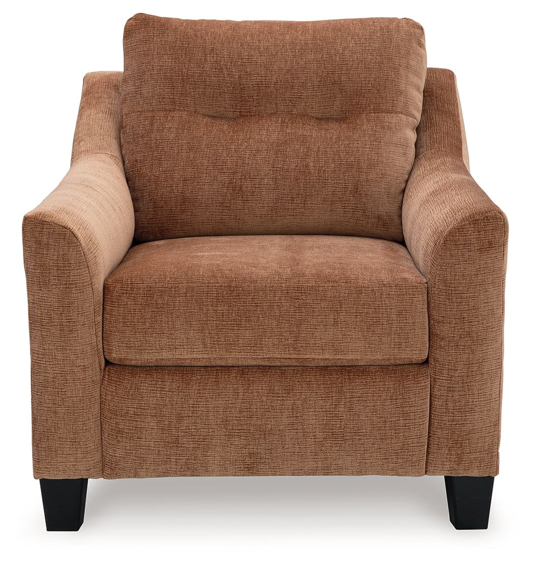 Amity Bay Clay Sofa Chaise and Chair - 67204U3