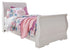 Anarasia White Twin Sleigh Bed and Chest - B129B16