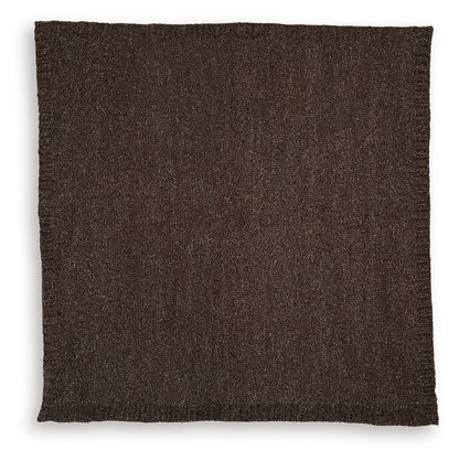 Anawood Brown Throw (Set of 3) - A1001098