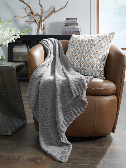 Anawood Gray Throw (Set of 3) - A1001097