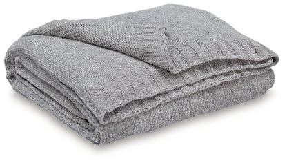 Anawood Gray Throw (Set of 3) - A1001097
