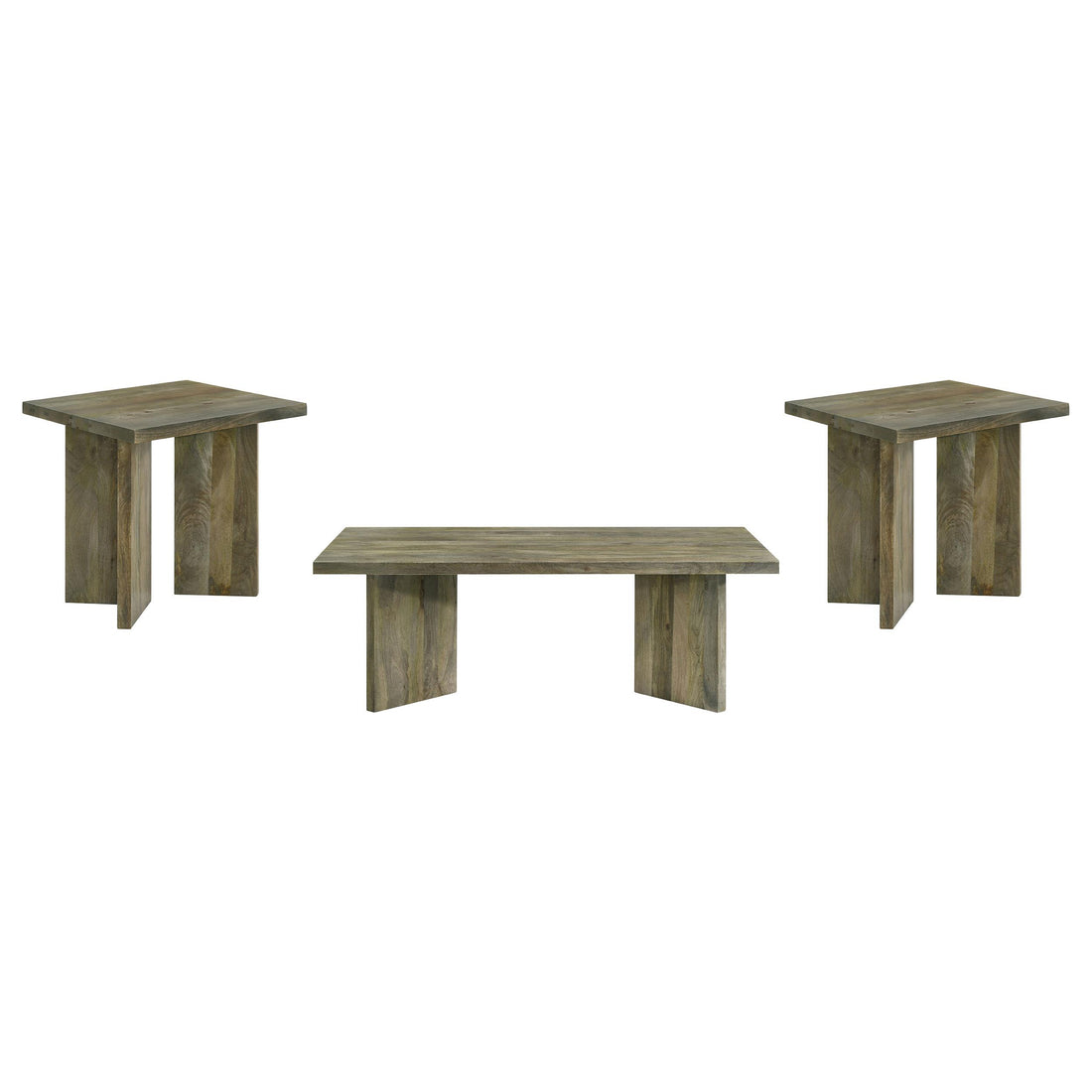 Andando 3-piece Coffee and End Table Set Mango Brown - 708498-S3