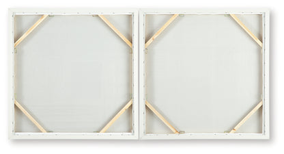 Andorfield Beige/Black/White Wall Art (Set of 2) - A8000517