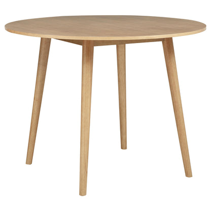 Andrews 5-piece Round Counter Dining Set Light Ash and Black - 122508-S5B