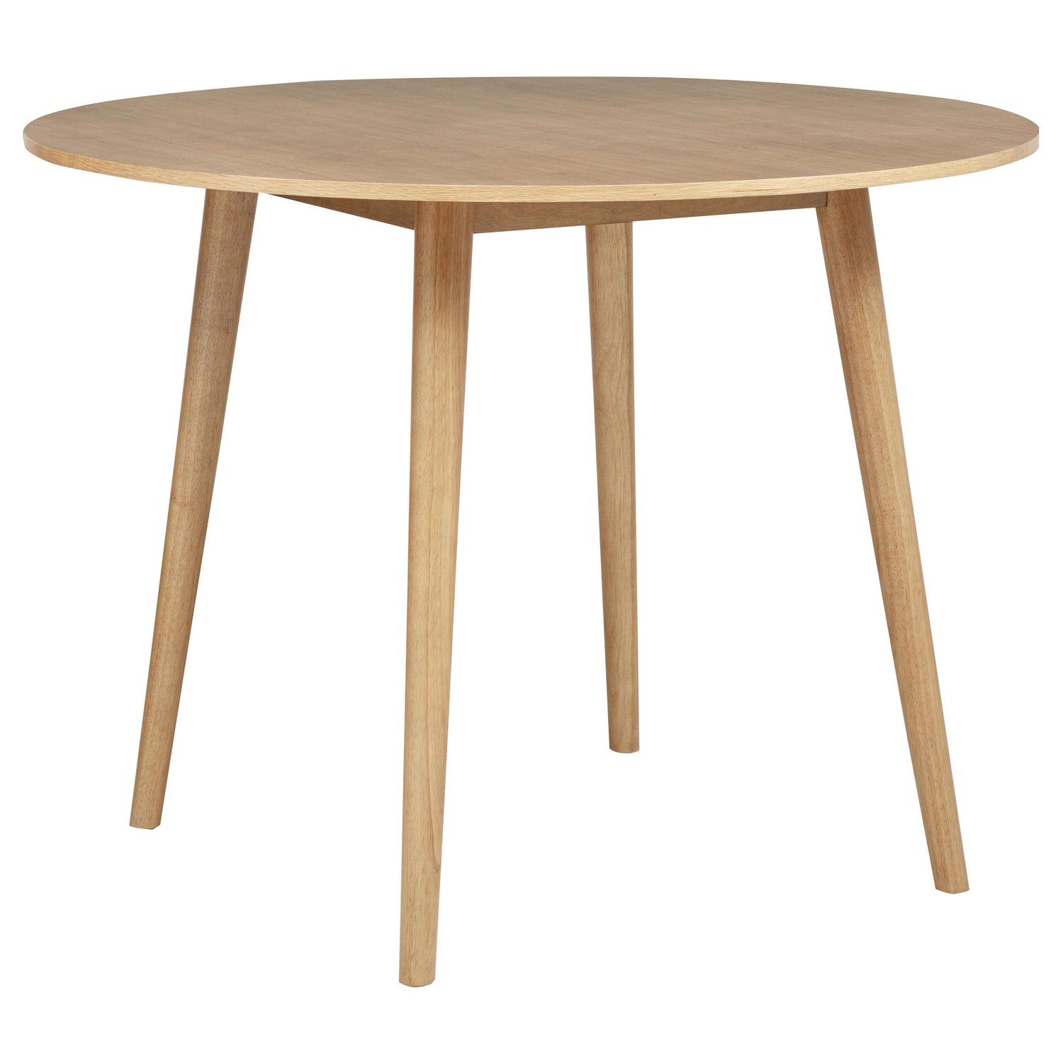 Andrews 5-piece Round Counter Dining Set Light Ash and White - 122508-S5W