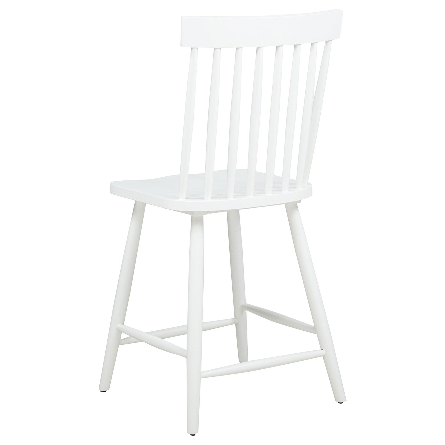Andrews 5-piece Round Counter Dining Set Light Ash and White - 122508-S5W