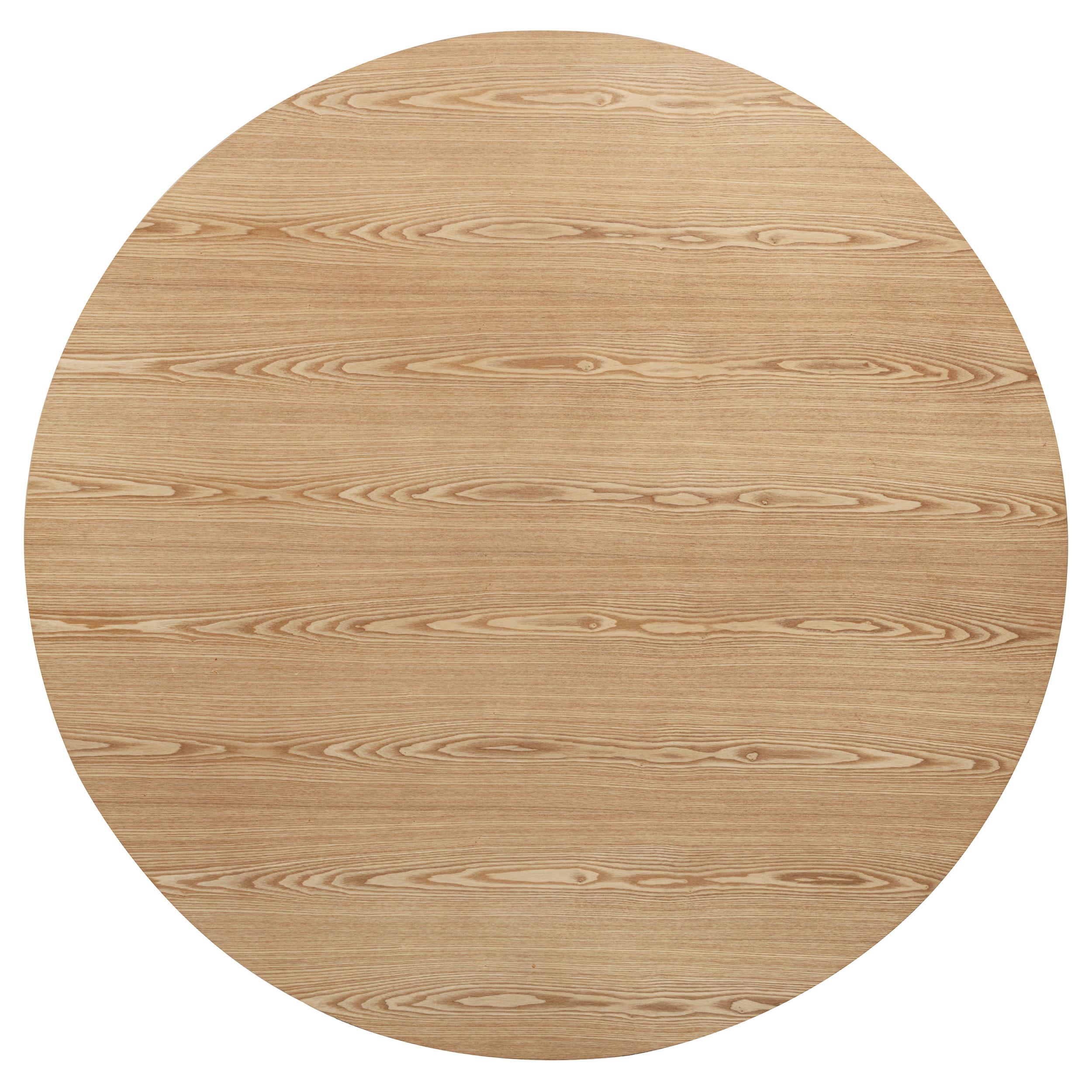Andrews 5-piece Round Wood Dining Room Table Set Light Ash - 122500-S5
