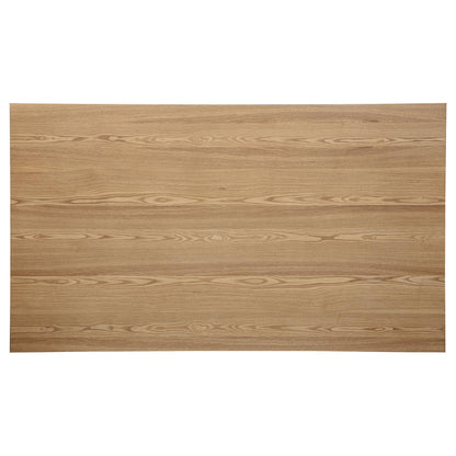 Andrews 66-inch Rectangular Dining Table Light Ash and White - 122501