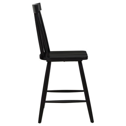 Andrews Windsor Counter Height Dining Side Chair Black - 122509BLK
