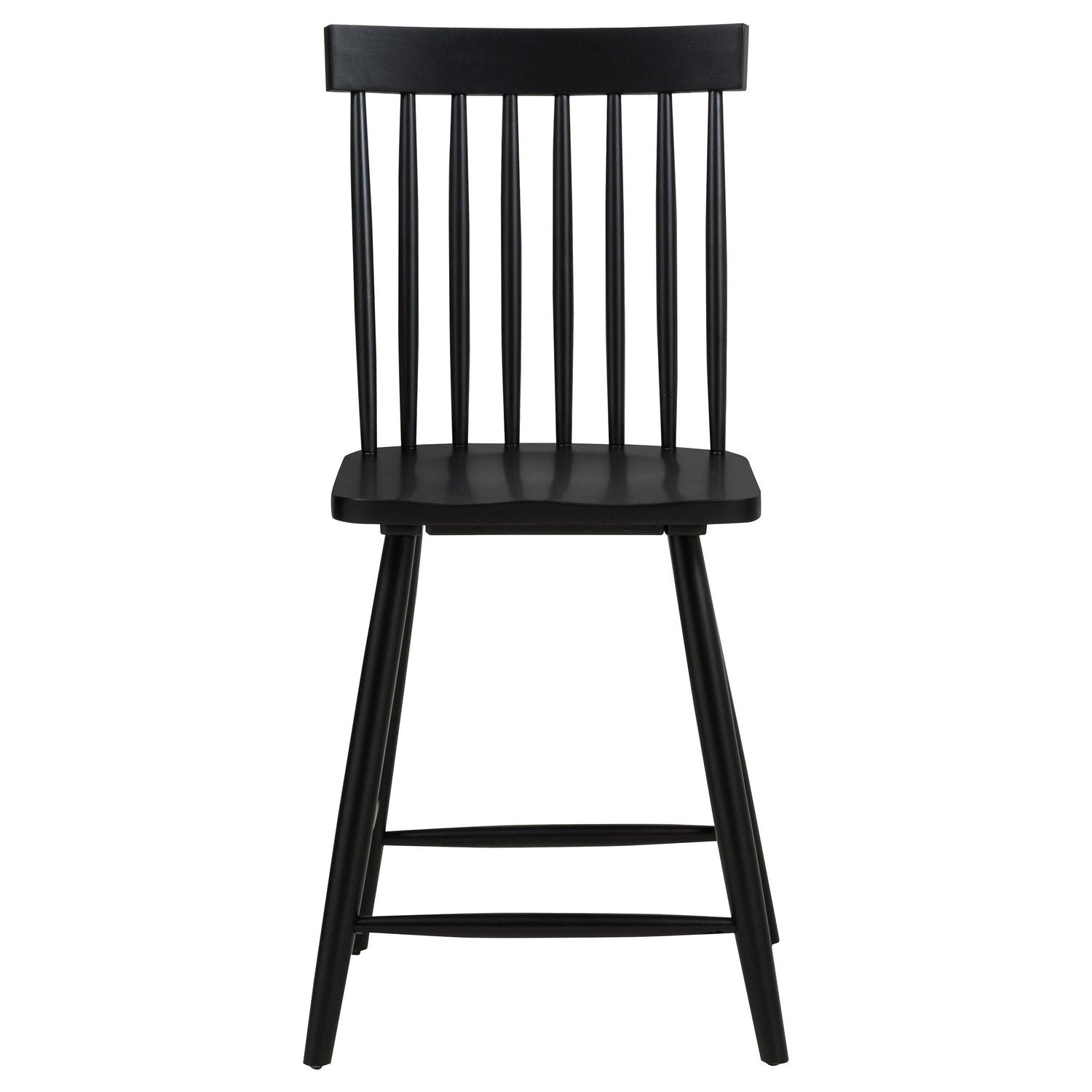 Andrews Windsor Counter Height Dining Side Chair Black - 122509BLK