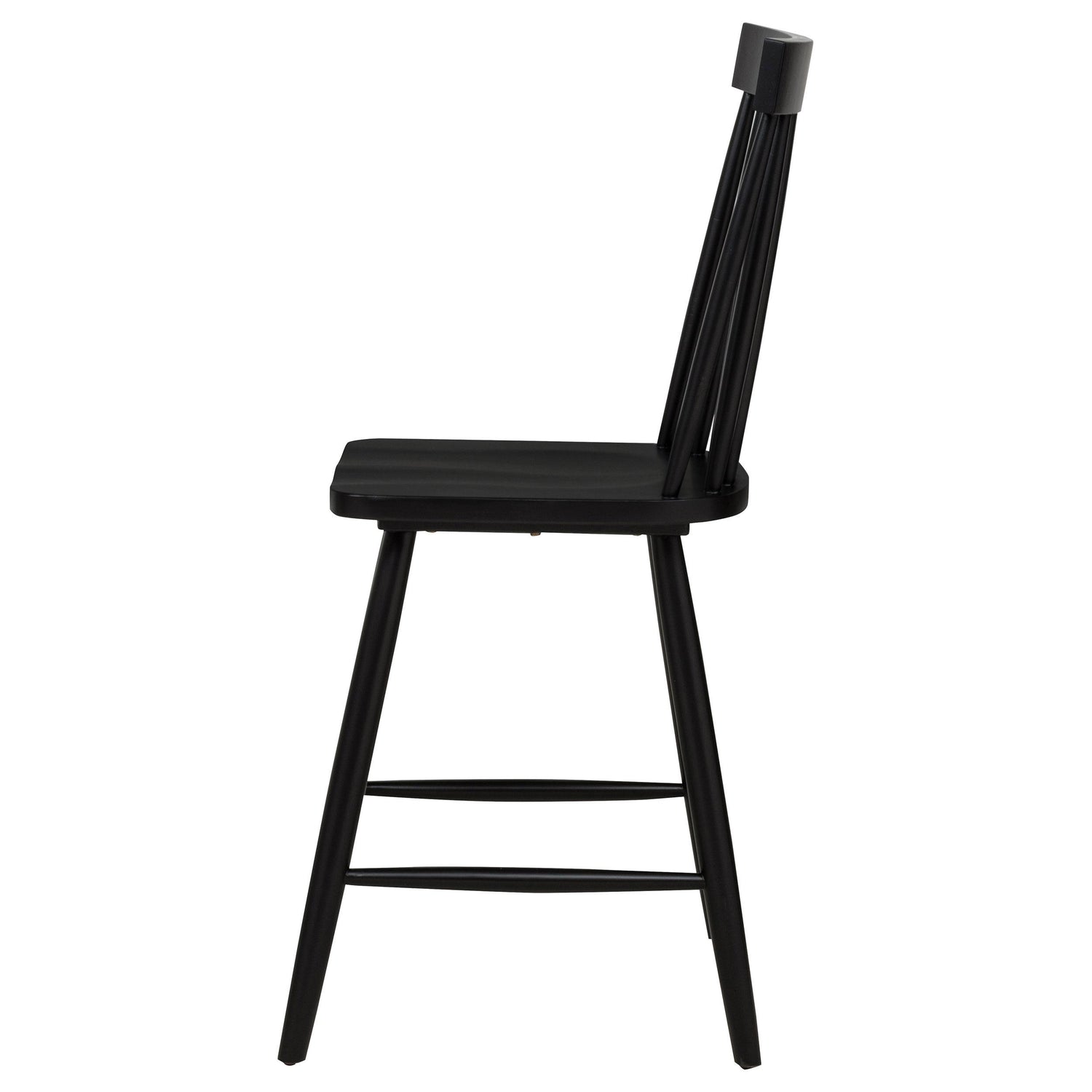 Andrews Windsor Counter Height Dining Side Chair Black - 122509BLK
