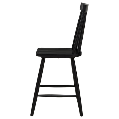 Andrews Windsor Counter Height Dining Side Chair Black - 122509BLK