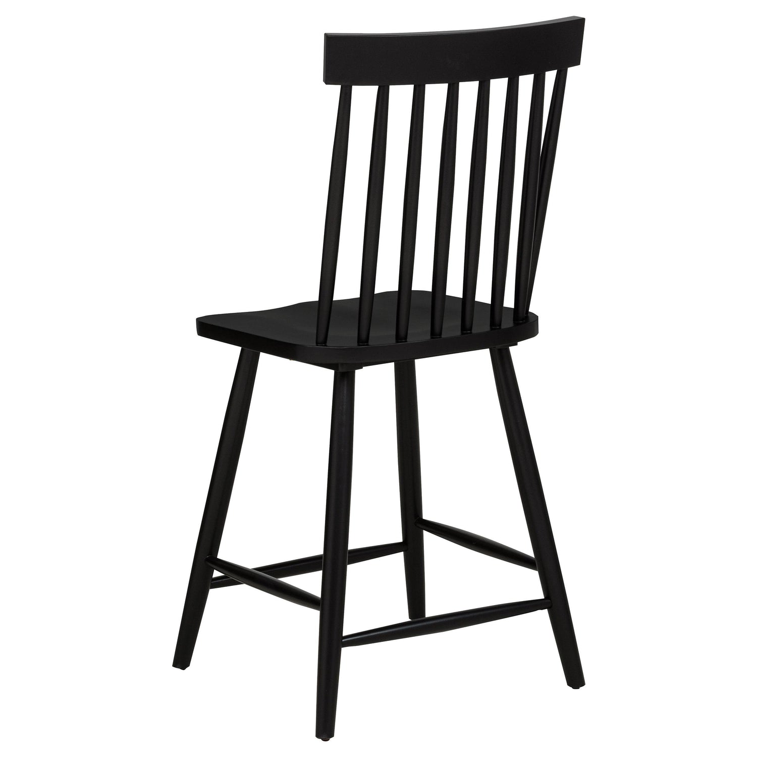 Andrews Windsor Counter Height Dining Side Chair Black - 122509BLK