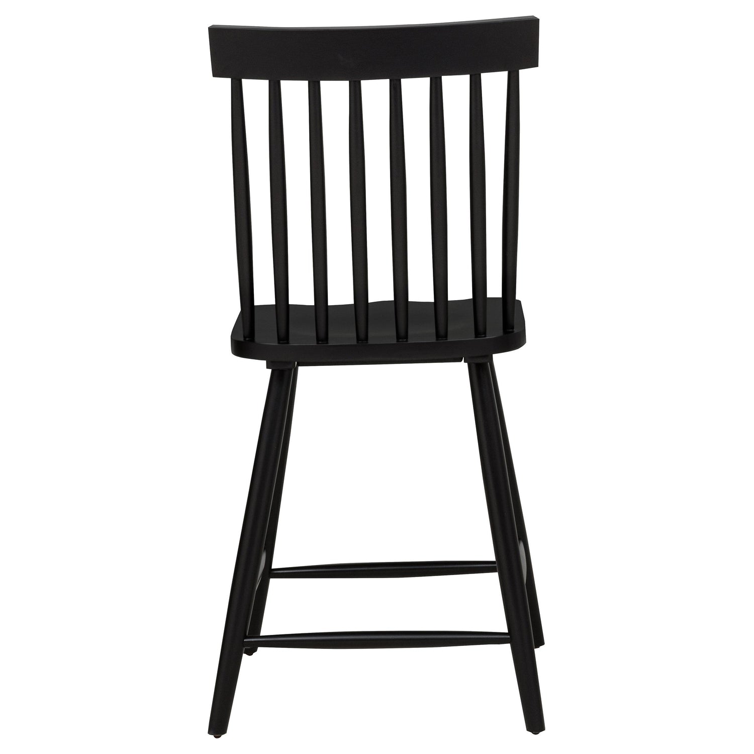 Andrews Windsor Counter Height Dining Side Chair Black - 122509BLK