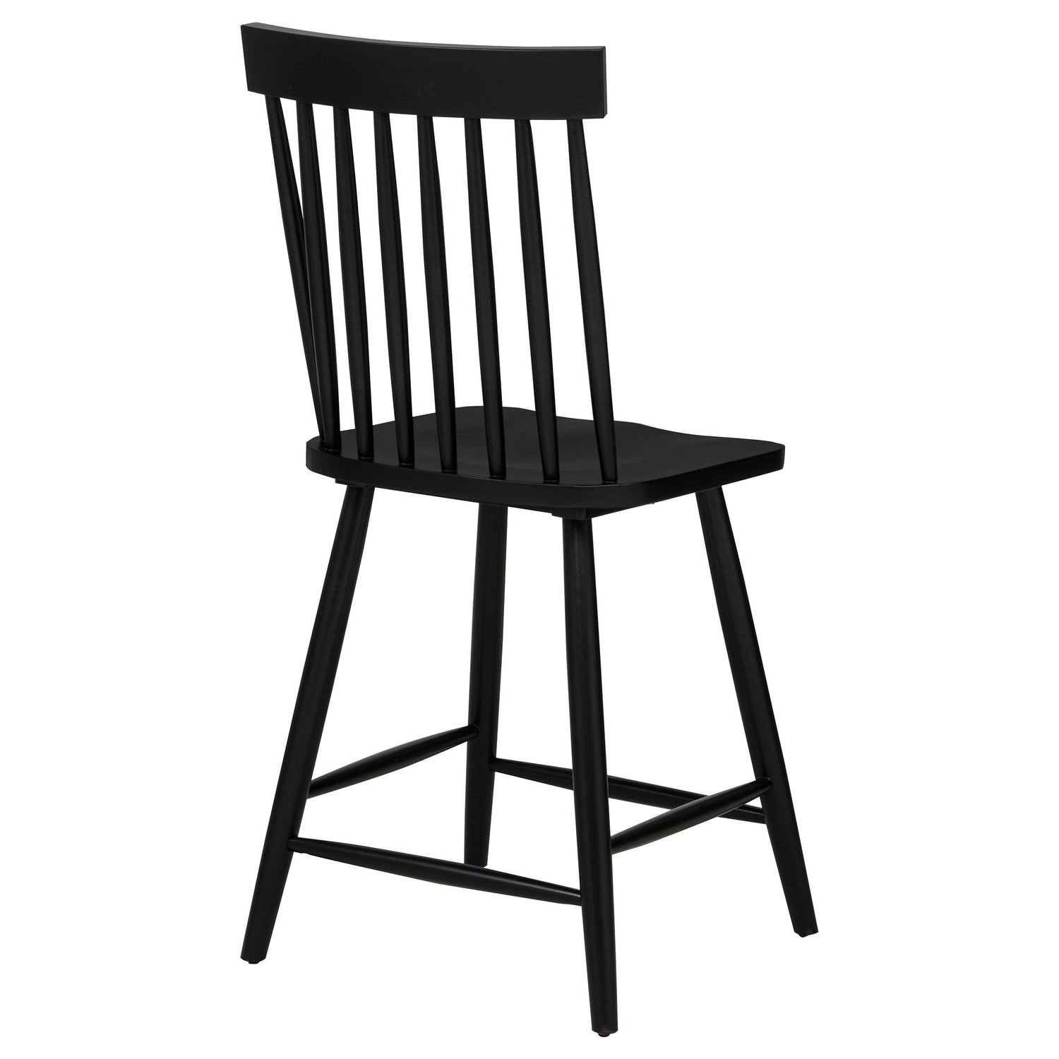 Andrews Windsor Counter Height Dining Side Chair Black - 122509BLK