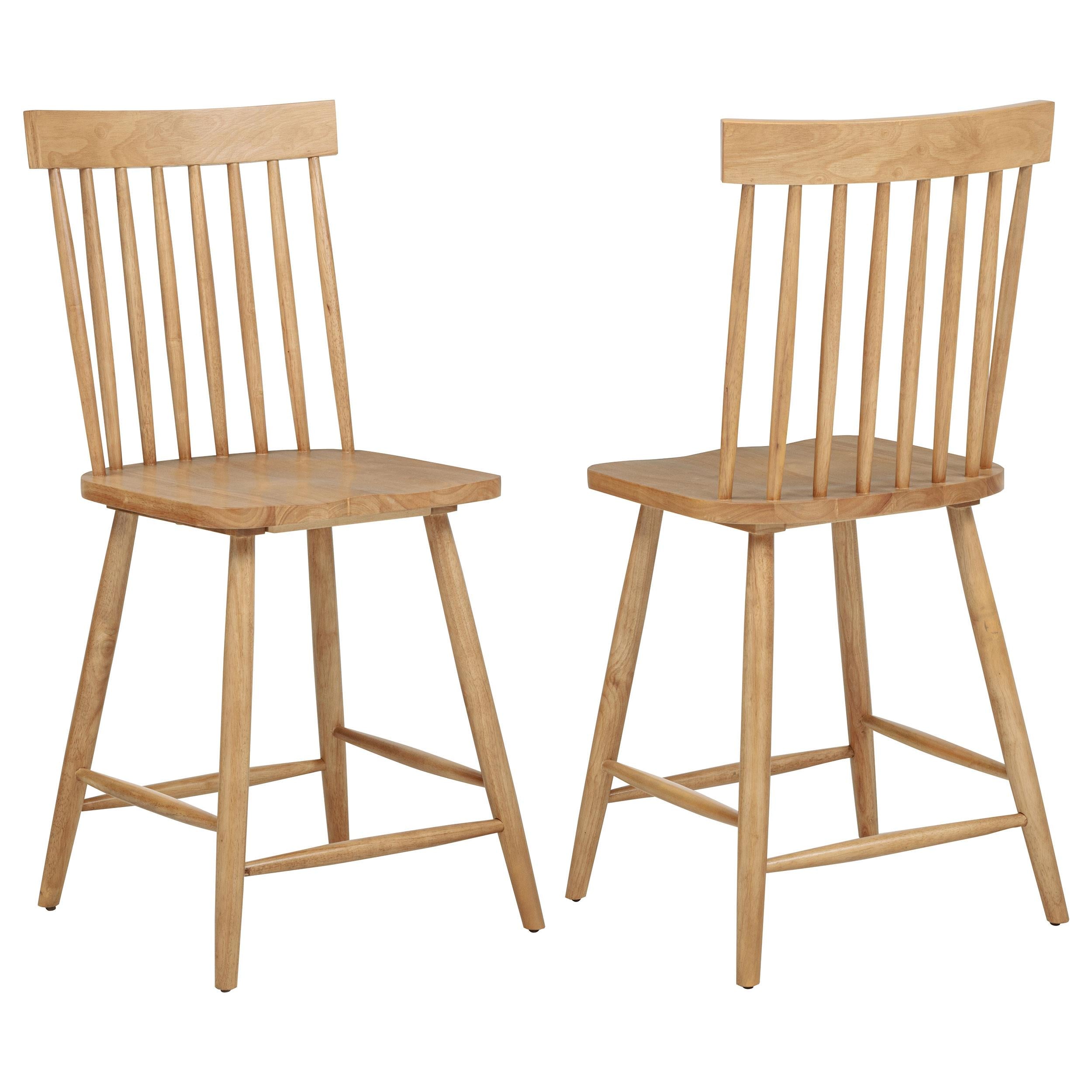 Andrews Windsor Counter Height Dining Side Chair Light Ash - 122509