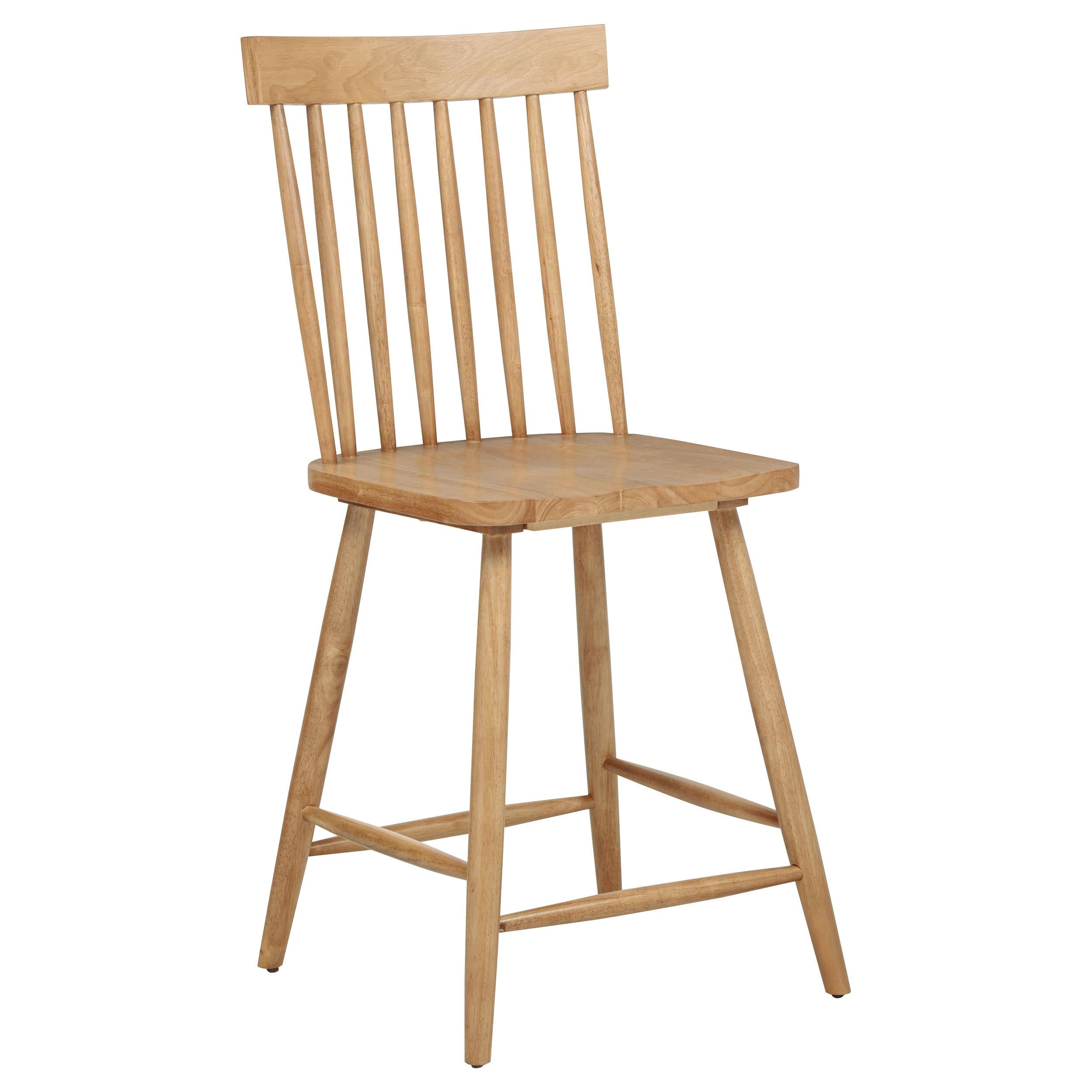 Andrews Windsor Counter Height Dining Side Chair Light Ash - 122509