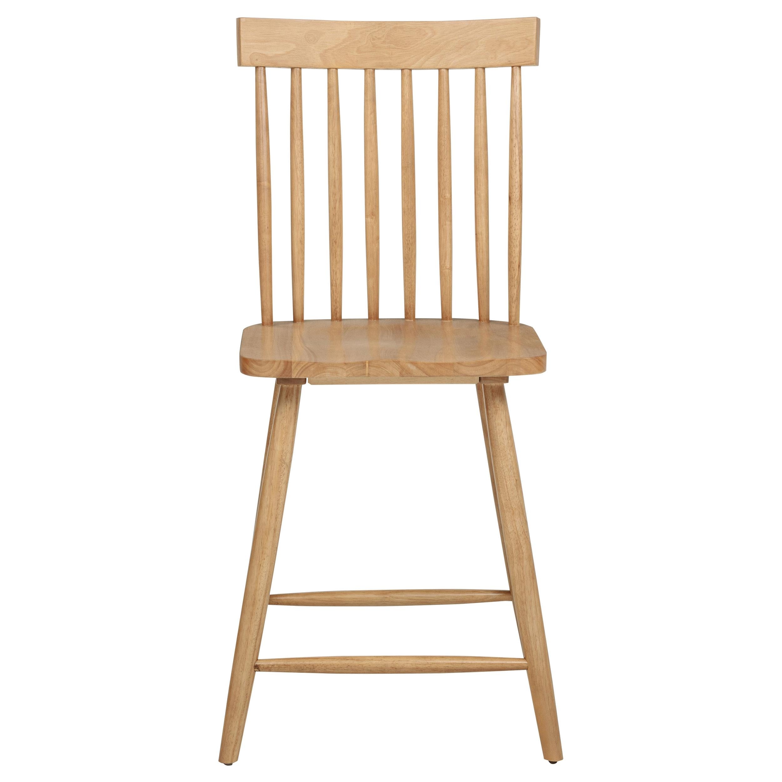 Andrews Windsor Counter Height Dining Side Chair Light Ash - 122509