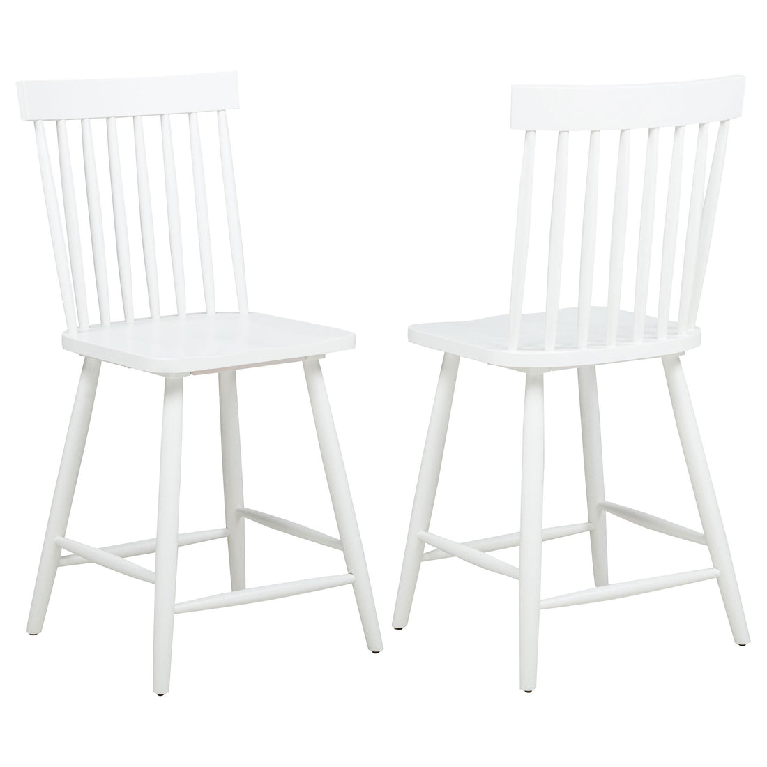 Andrews Windsor Counter Height Dining Side Chair White - 122509WHT