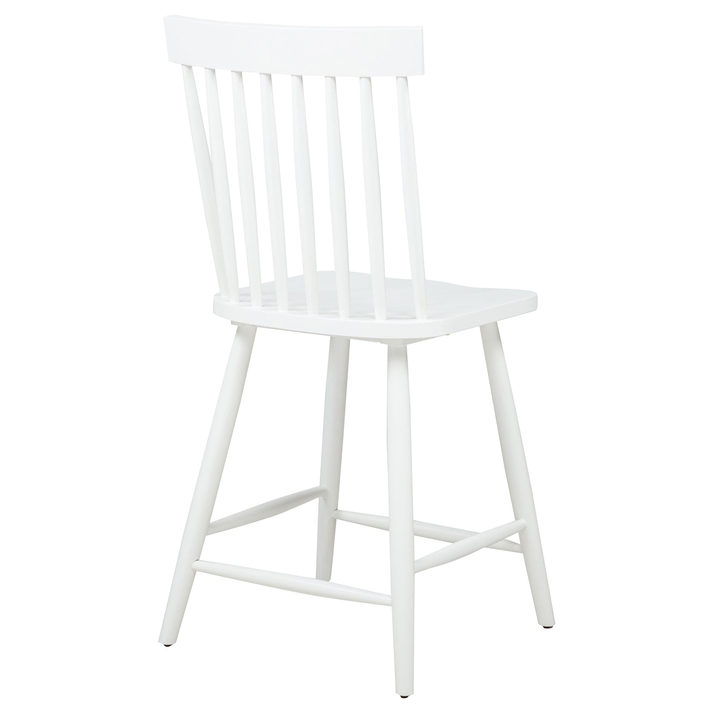 Andrews Windsor Counter Height Dining Side Chair White - 122509WHT