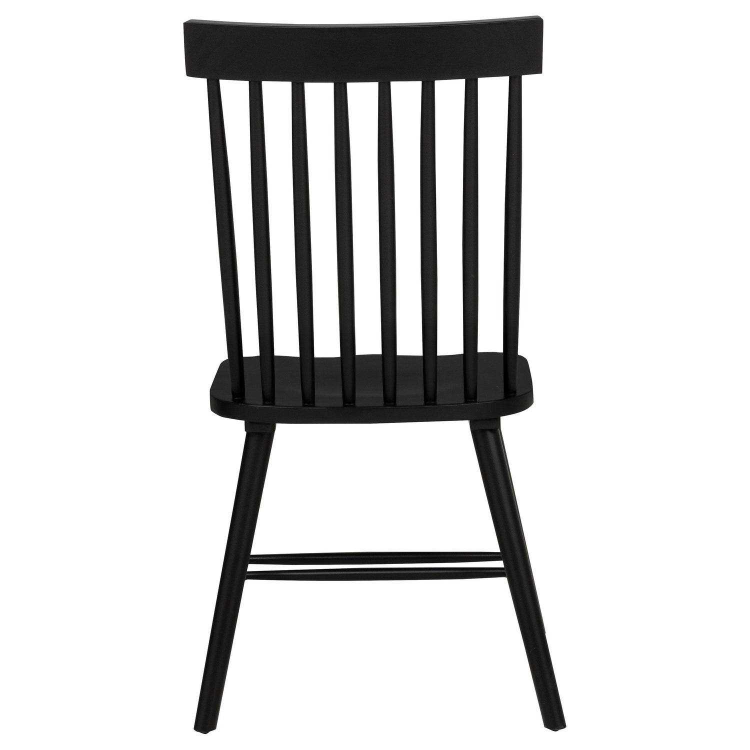 Andrews Windsor Spindle Back Dining Side Chair Black - 122502BLK