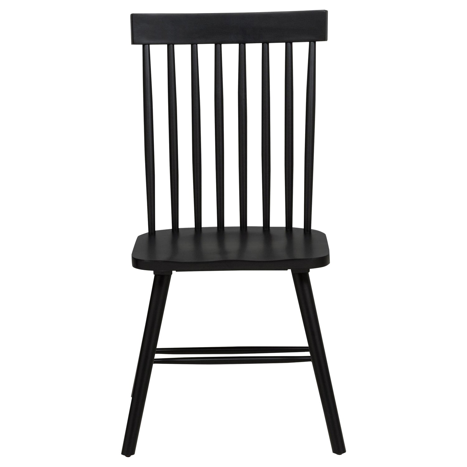 Andrews Windsor Spindle Back Dining Side Chair Black - 122502BLK