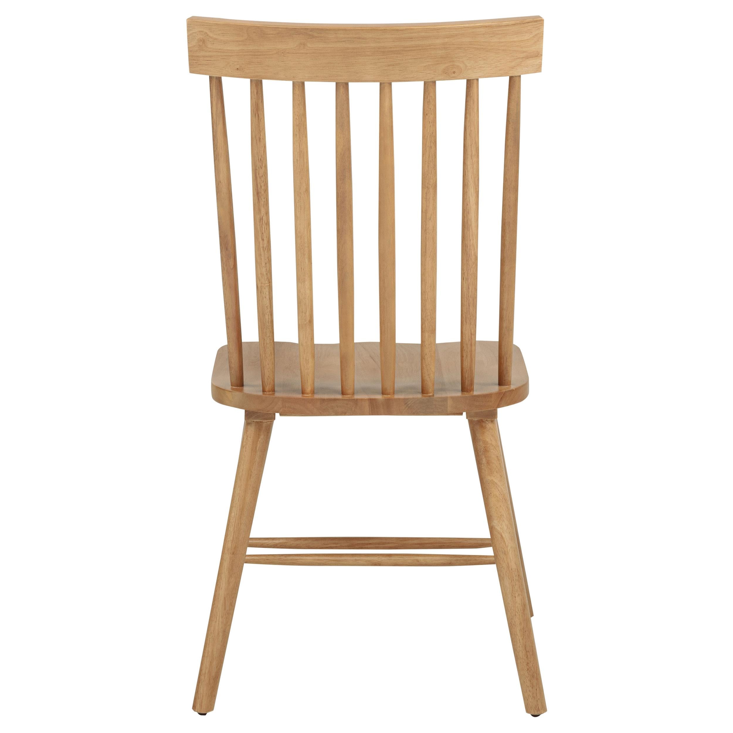 Andrews Windsor Spindle Back Dining Side Chair Light Ash - 122502