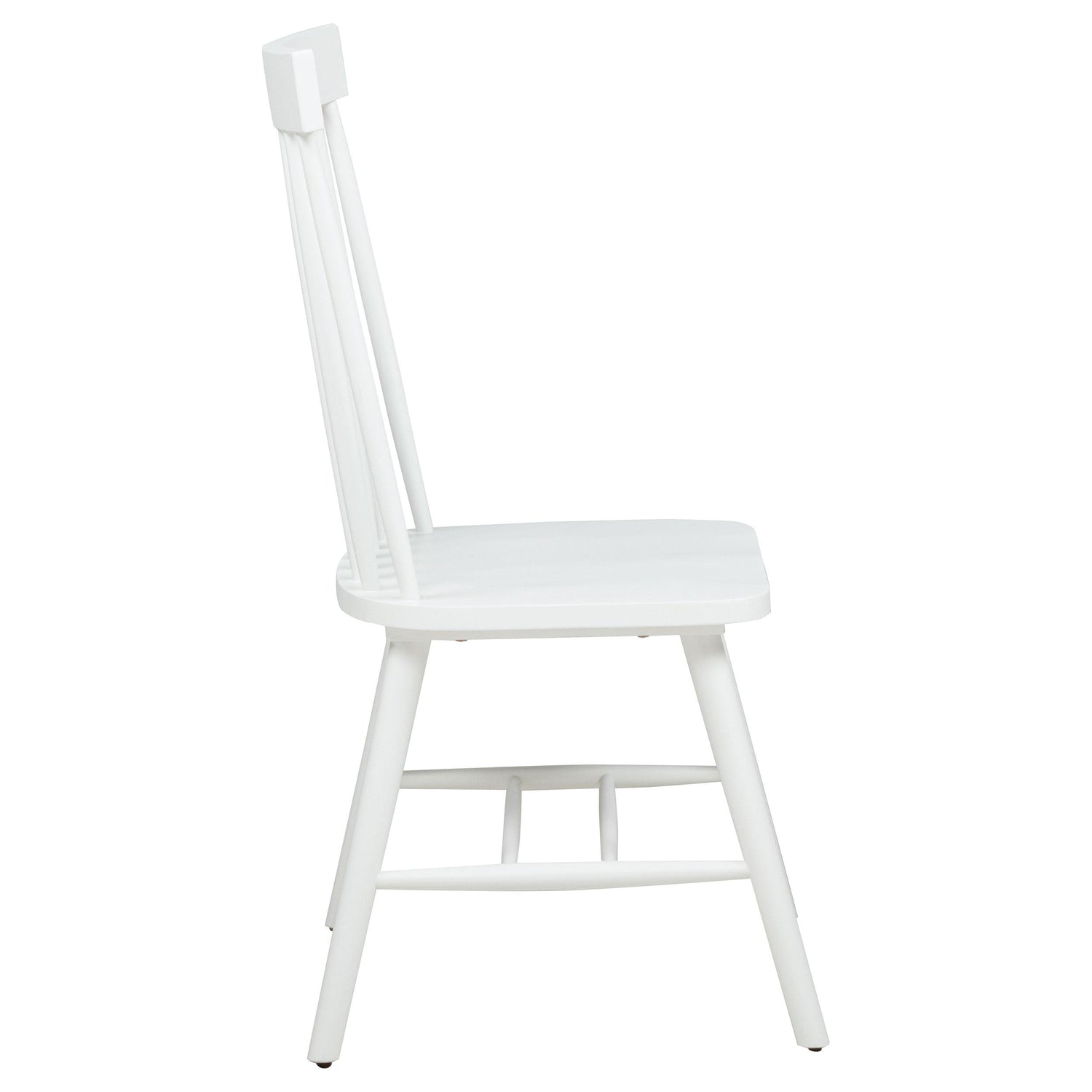 Andrews Windsor Spindle Back Dining Side Chair White - 122502WHT