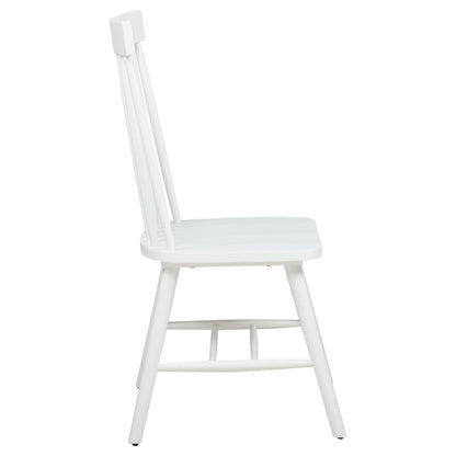 Andrews Windsor Spindle Back Dining Side Chair White - 122502WHT