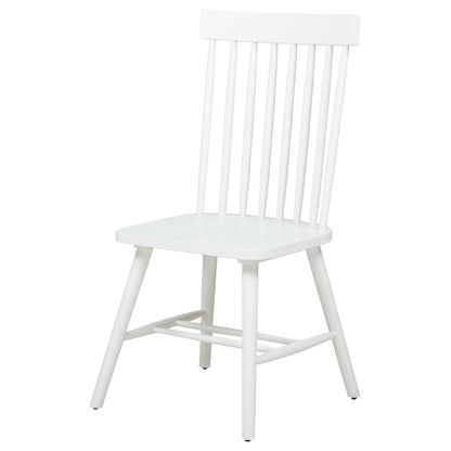 Andrews Windsor Spindle Back Dining Side Chair White - 122502WHT