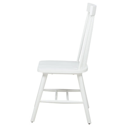 Andrews Windsor Spindle Back Dining Side Chair White - 122502WHT