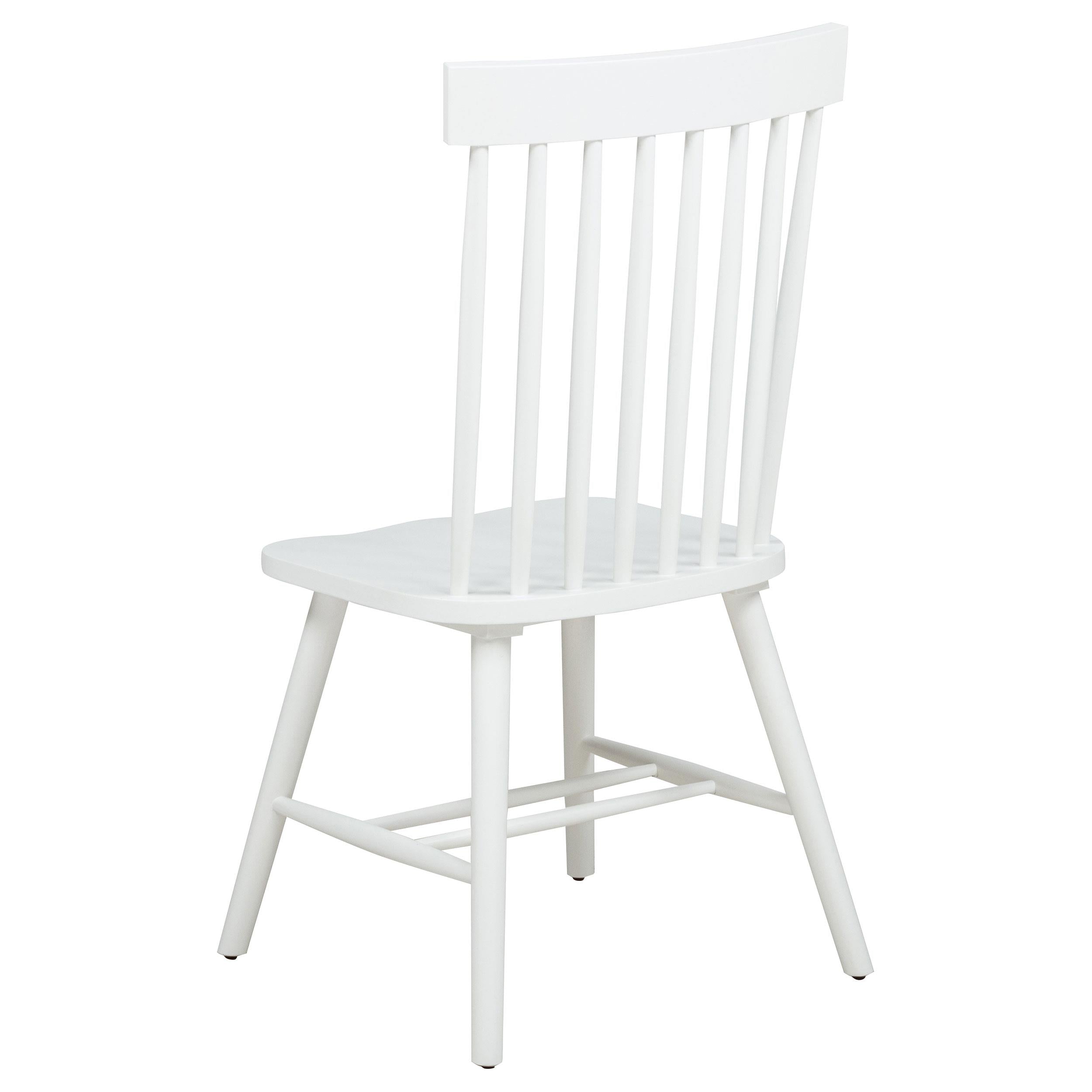 Andrews Windsor Spindle Back Dining Side Chair White - 122502WHT