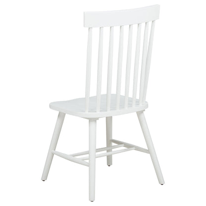 Andrews Windsor Spindle Back Dining Side Chair White - 122502WHT