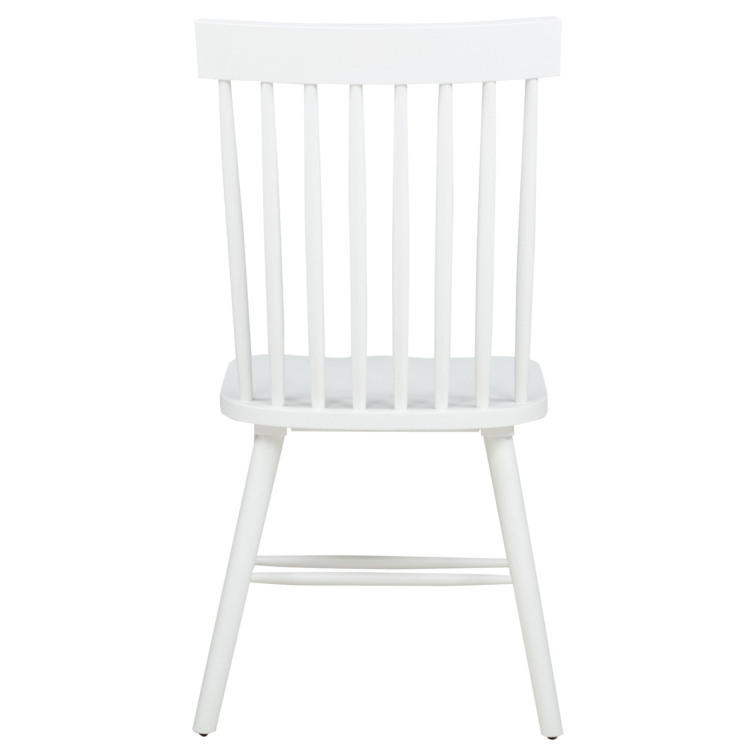 Andrews Windsor Spindle Back Dining Side Chair White - 122502WHT