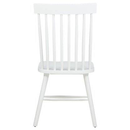 Andrews Windsor Spindle Back Dining Side Chair White - 122502WHT