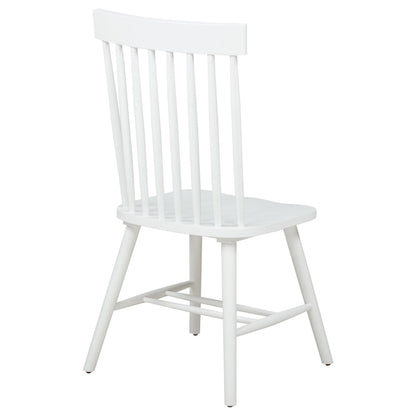 Andrews Windsor Spindle Back Dining Side Chair White - 122502WHT