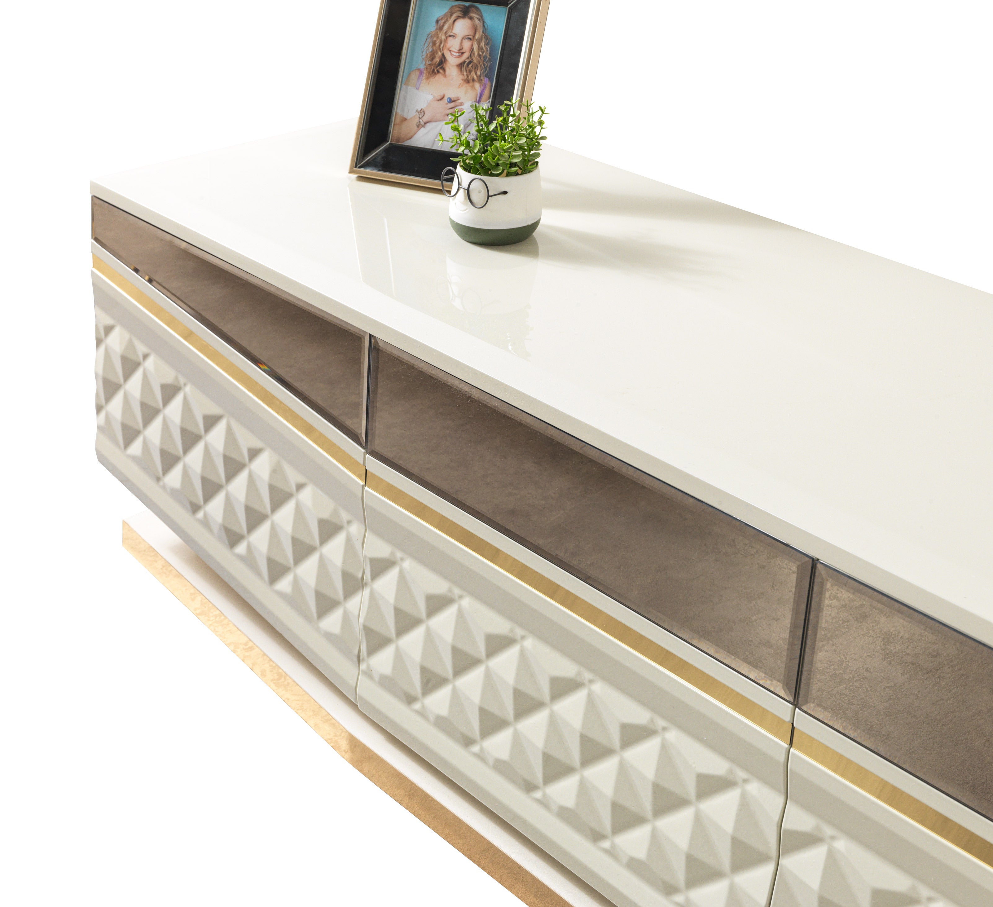 Anica Ivory Tv Stand - ANICAIV-TV