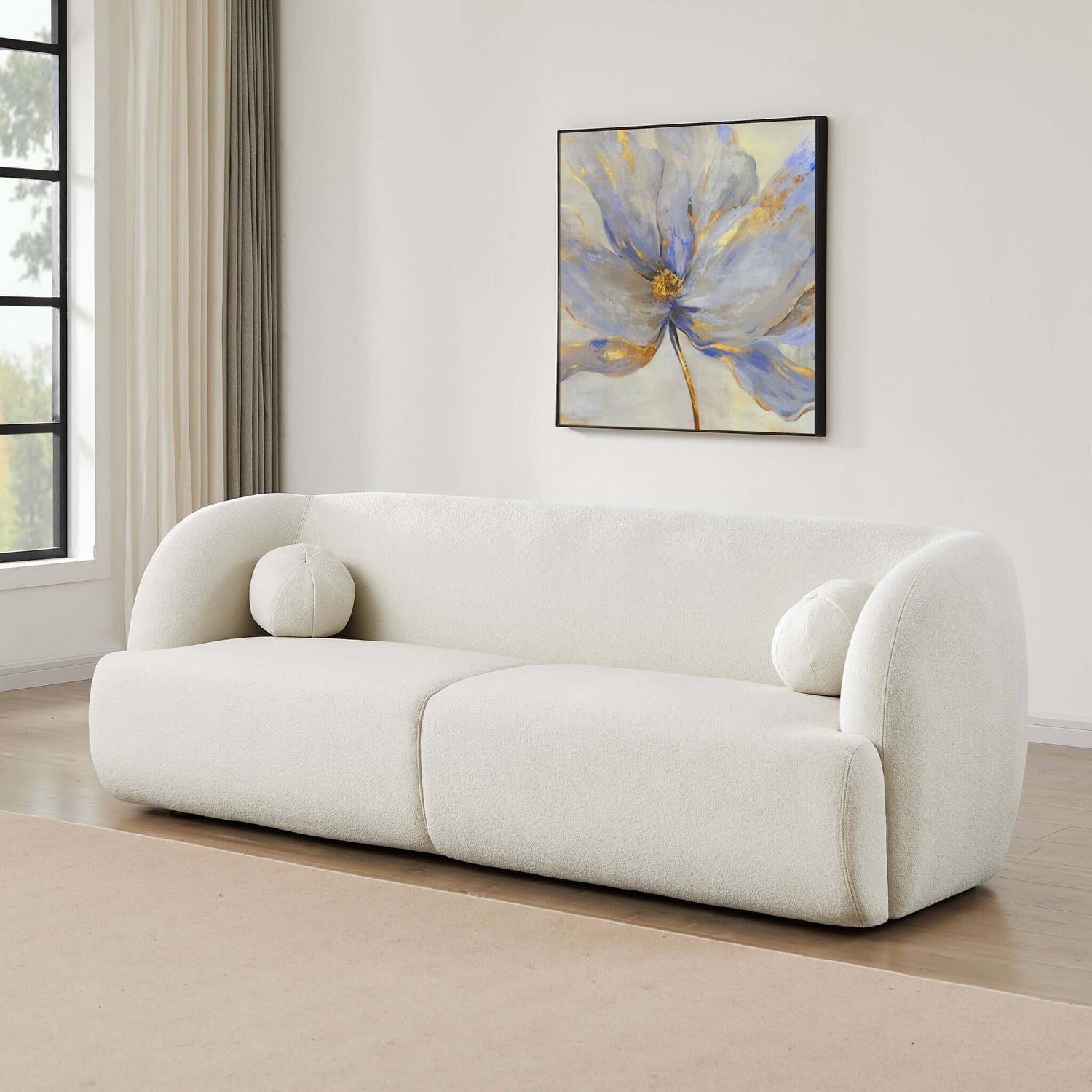 Anna French Boucle Sofa - SOF00303501