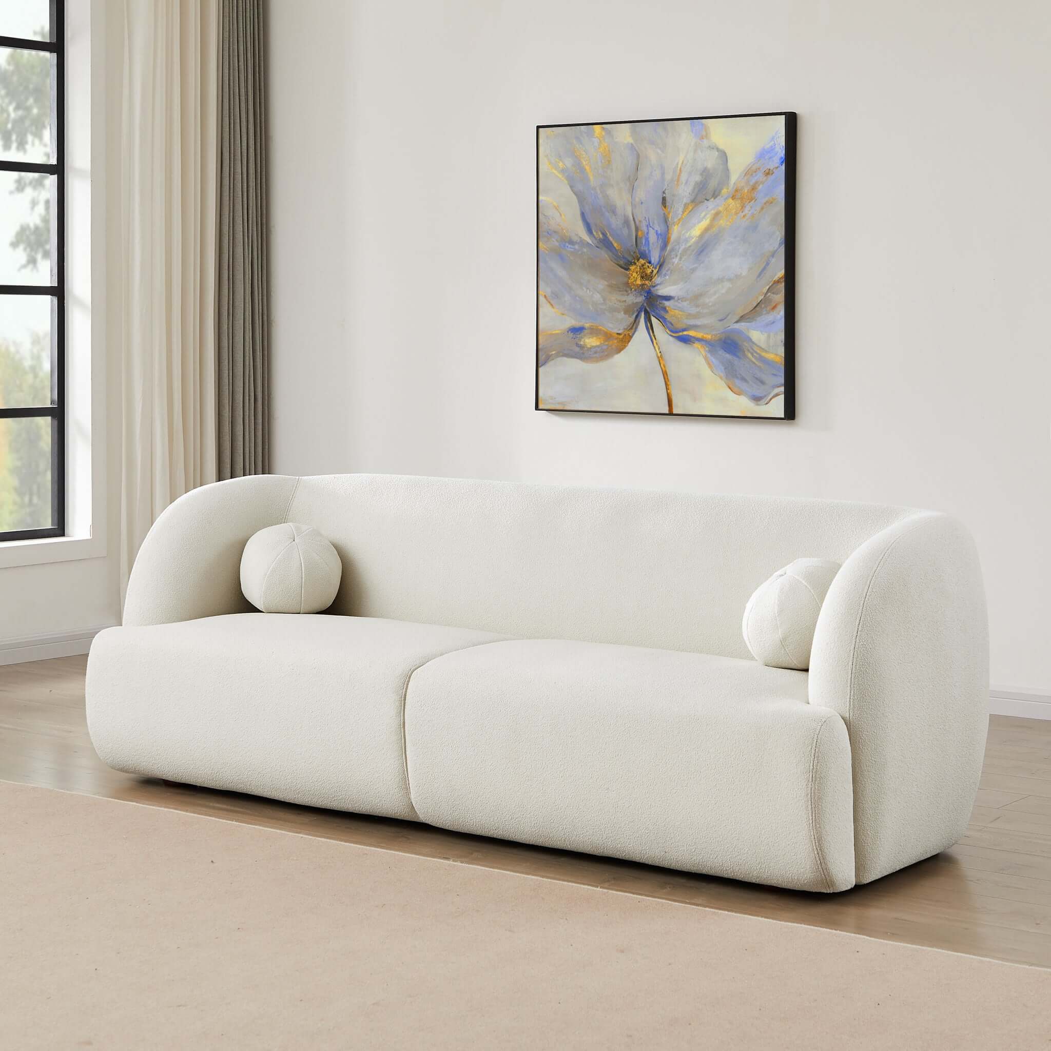 Anna French Boucle Sofa - SOF00303501