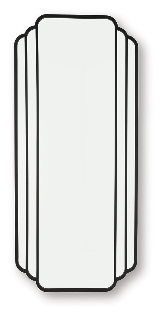 Antigone Black Floor Mirror - A8010434
