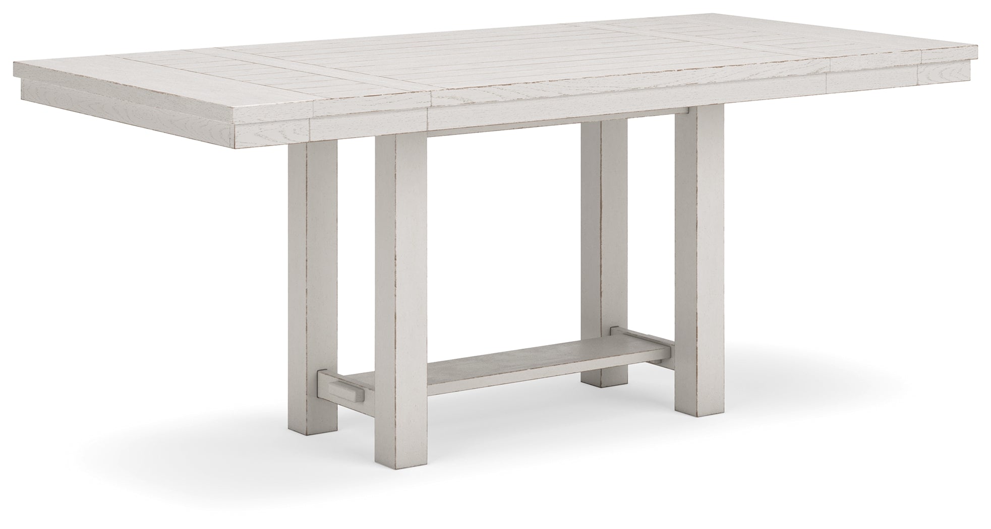 Robbinsdale Counter Height Dining Table and 4 Barstools in Antique White from Ashley - Luna Furniture