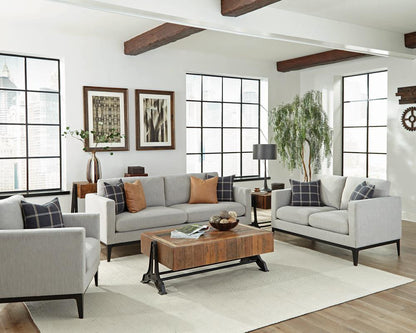 Apperson Gray 3-Piece Living Room Set from Coaster - Luna Furniture