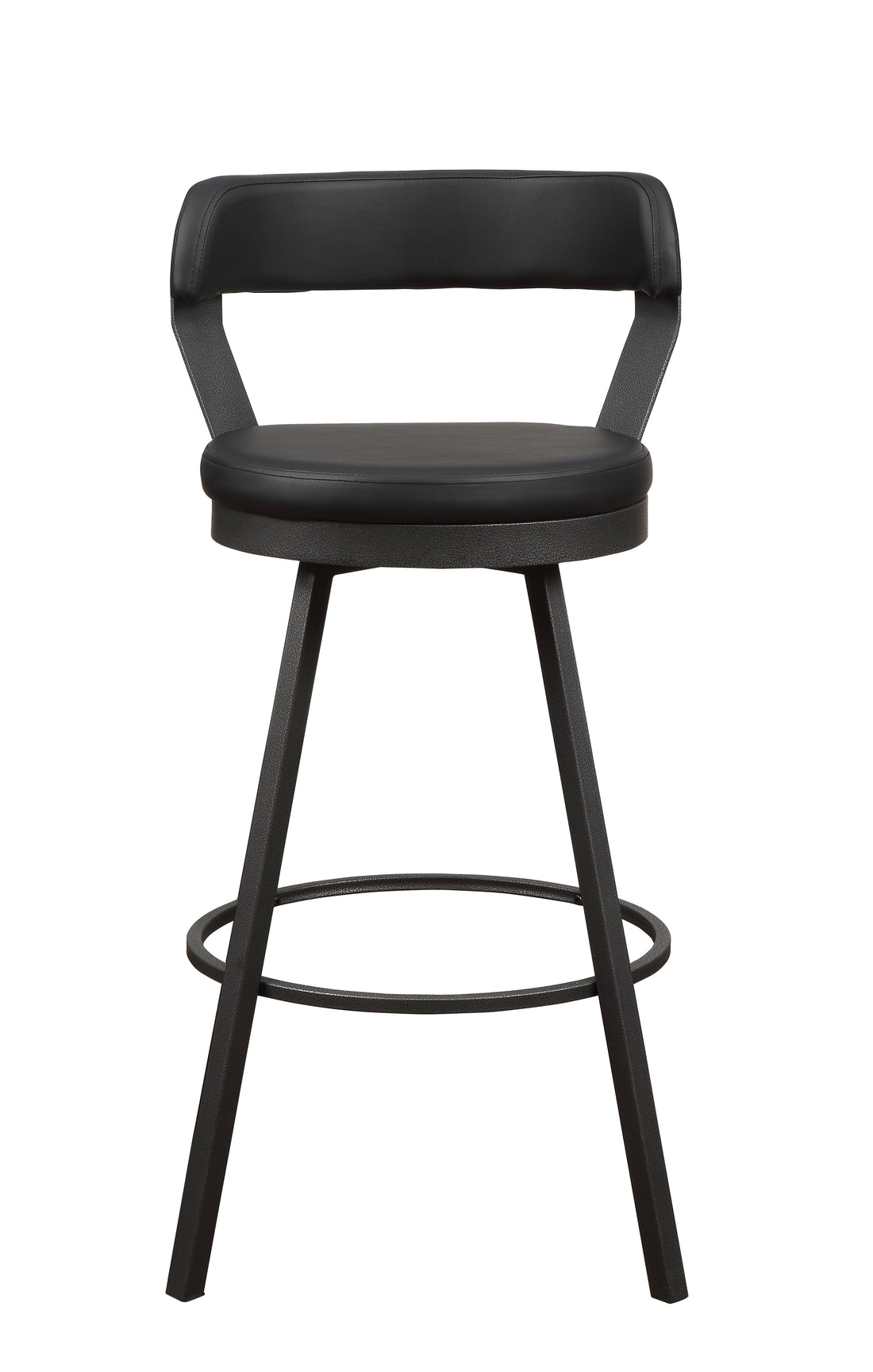 Appert Black/Dark Gray Swivel Pub Height Chair - 5566-29BK3A