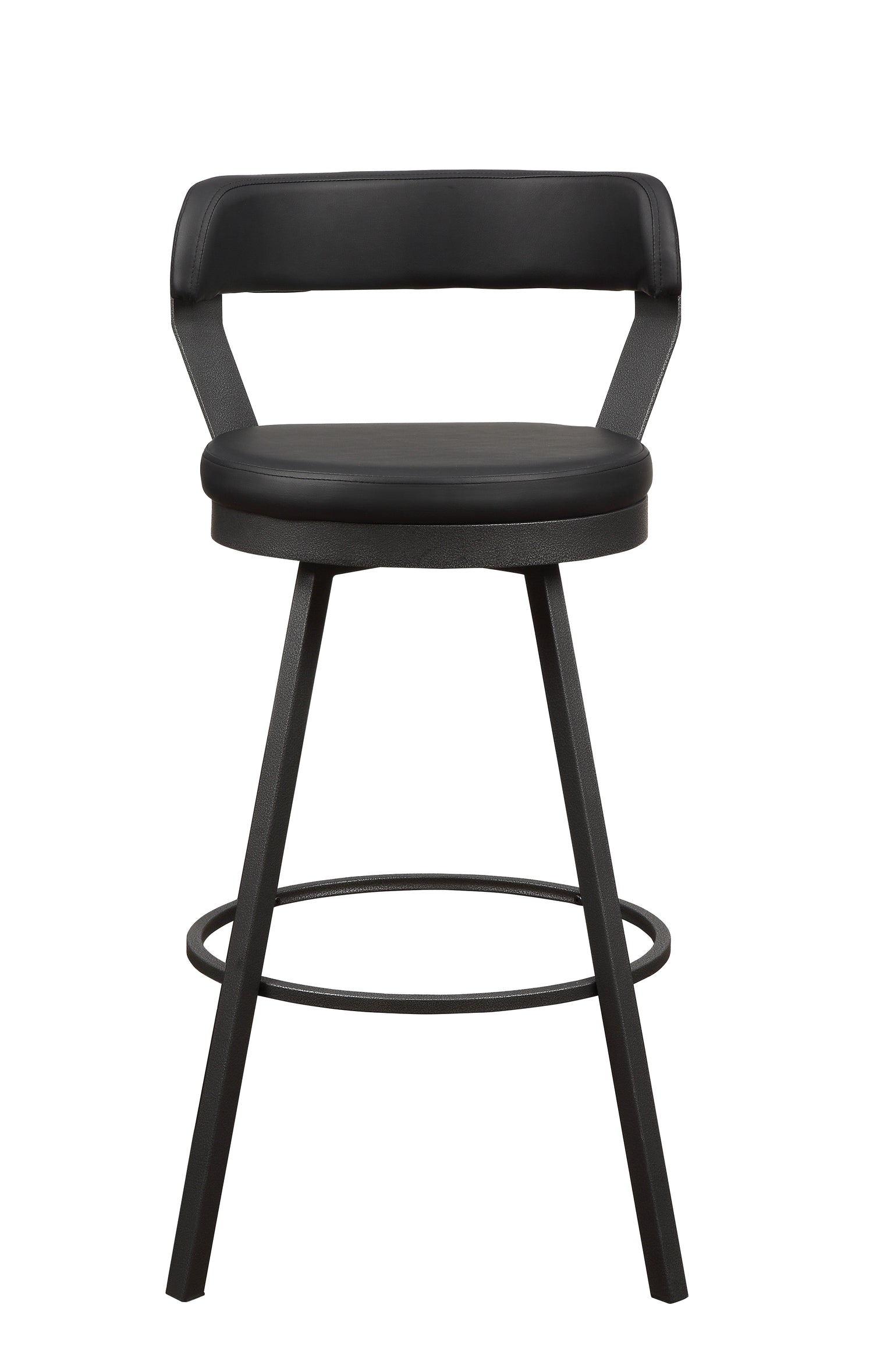 Appert Black/Dark Gray Swivel Pub Height Chair - 5566-29BK3A