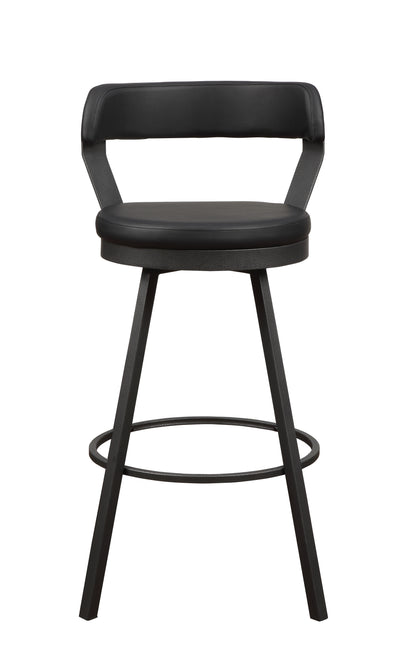 Appert Black/Dark Gray Swivel Pub Height Chair - 5566-29BK3A