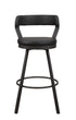 Appert Black/Dark Gray Swivel Pub Height Chair - 5566-29BK3A