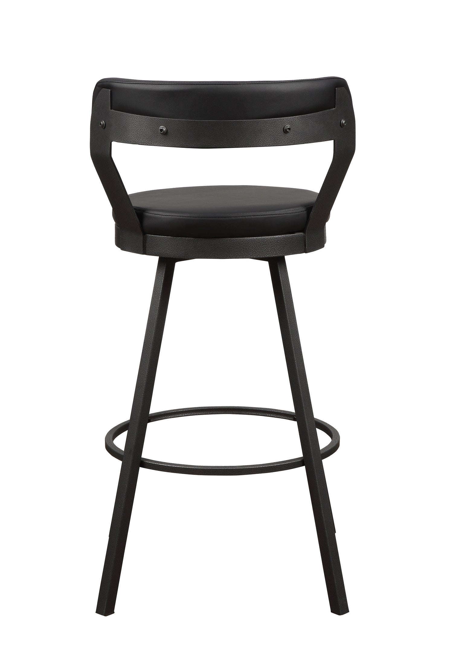 Appert Black/Dark Gray Swivel Pub Height Chair - 5566-29BK3A