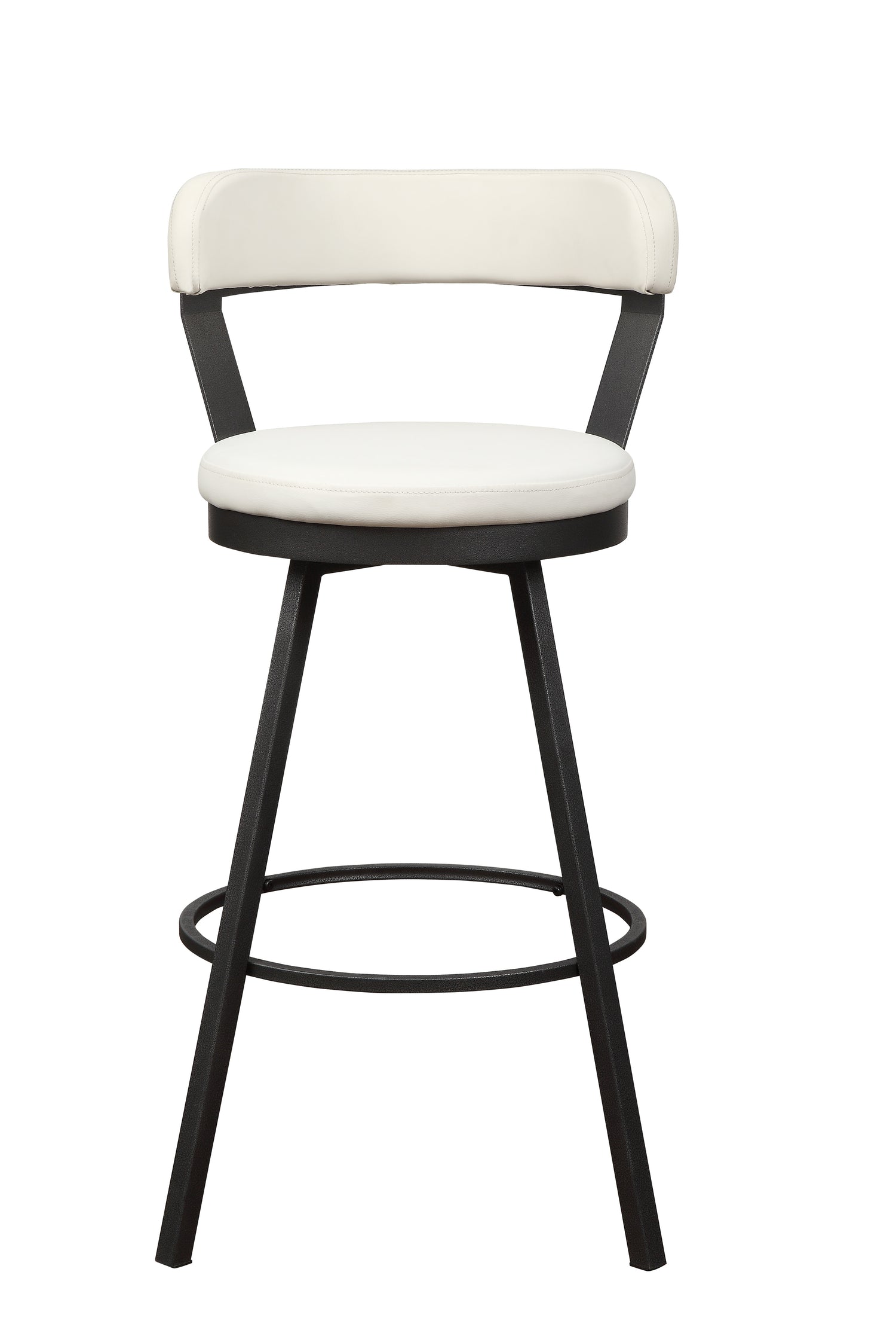 Appert White/Dark Gray Swivel Pub Height Chair - 5566-29WT3A