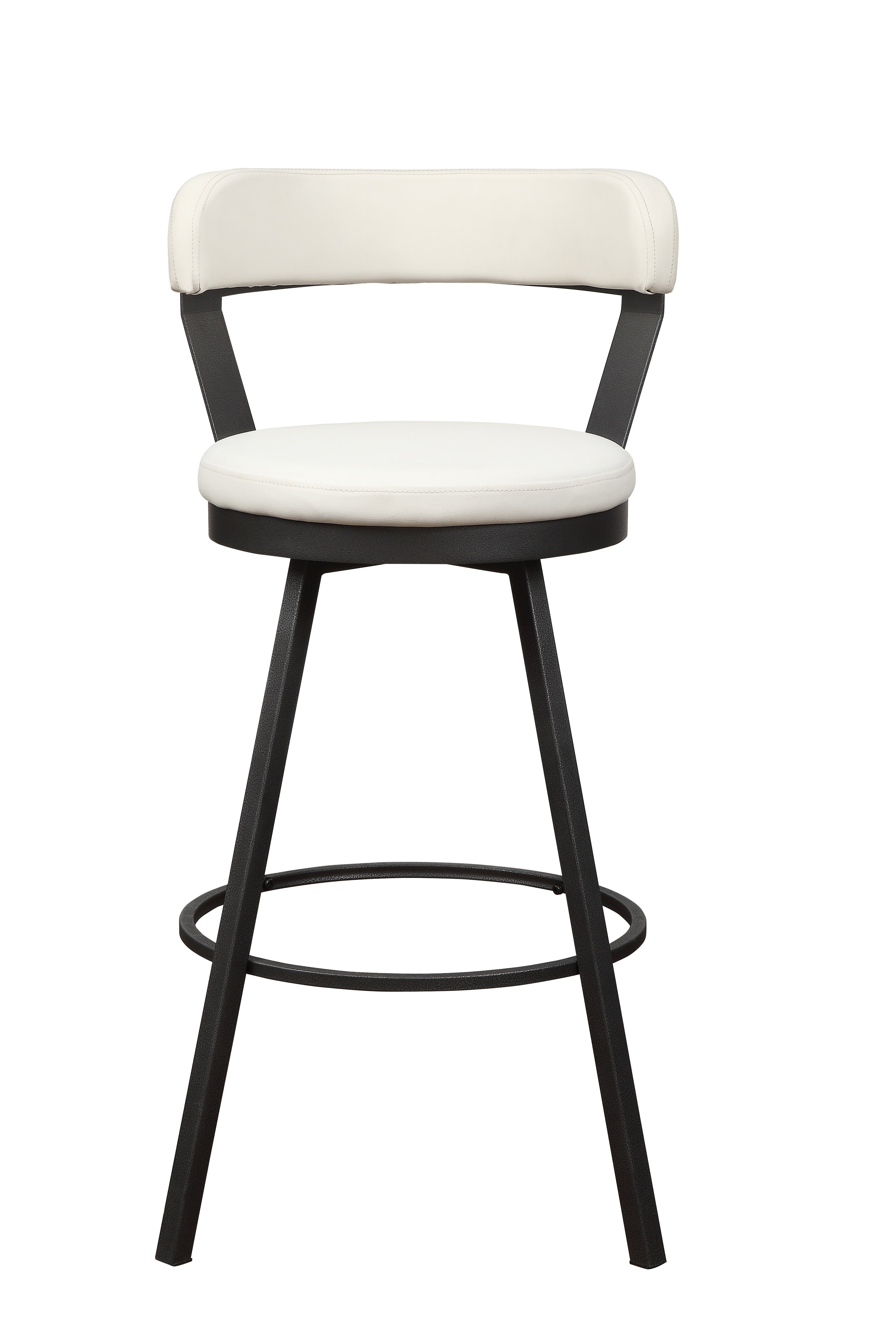 Appert White/Dark Gray Swivel Pub Height Chair - 5566-29WT3A